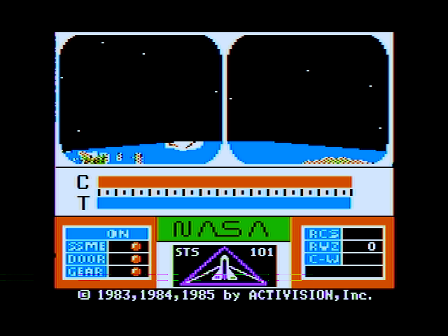 Space Shuttle A Journey Into Space screenshot 4 for Atari 2600